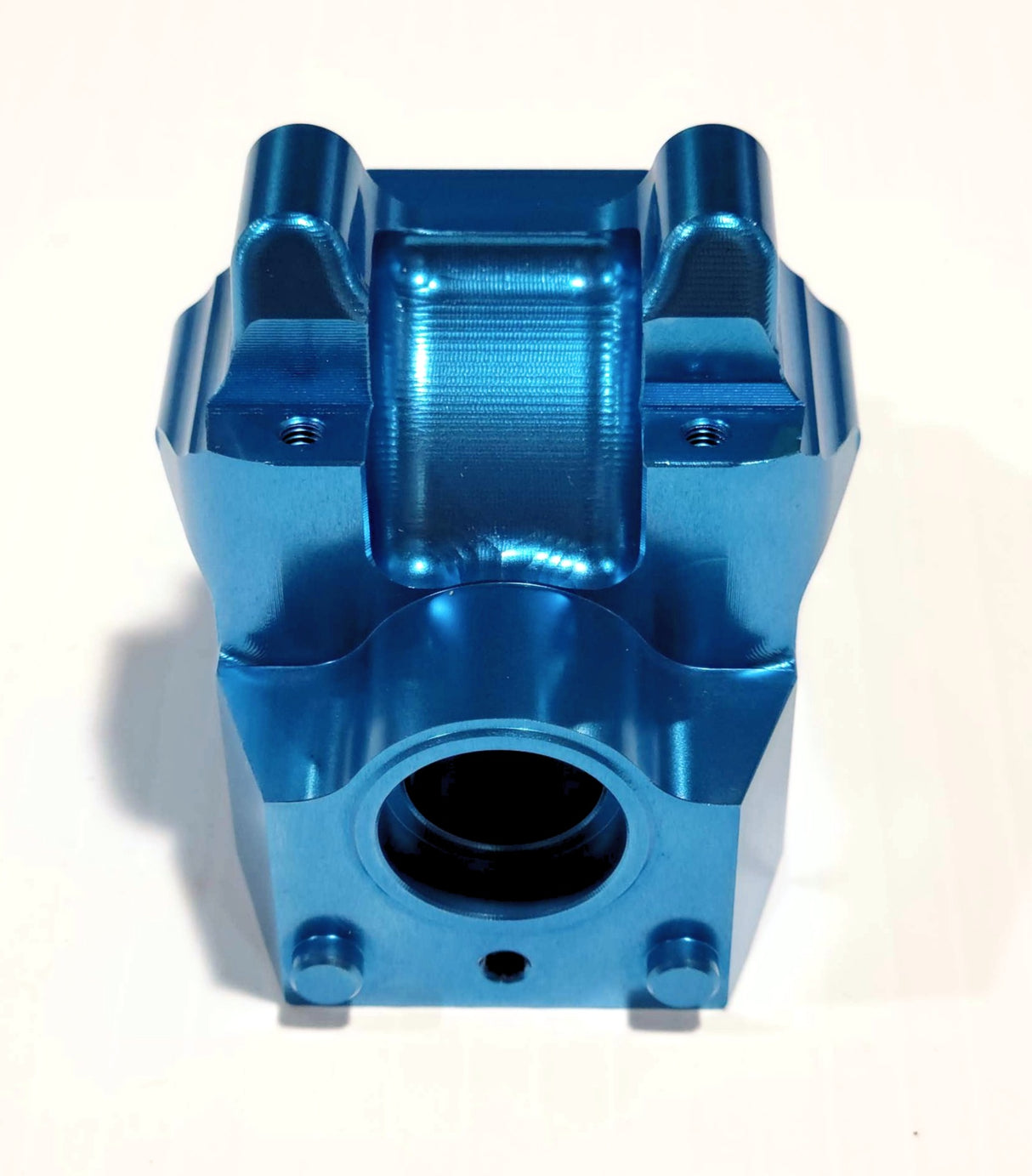 IronManRc HOBAO VTE2 *AVANT SEULEMENT* Boîtier de boîte de vitesses en aluminium BLEU