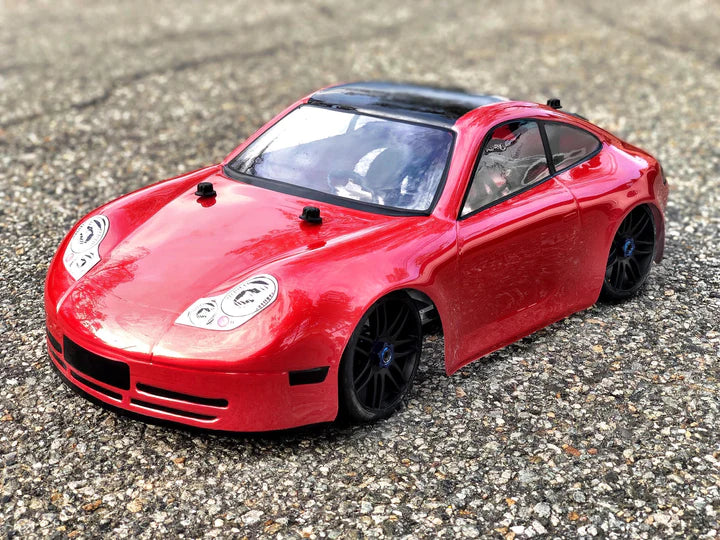 DELTA PLASTIK 0105 - PORSCHE 911 GTS 1/8 SCALE GT RC CAR BODY