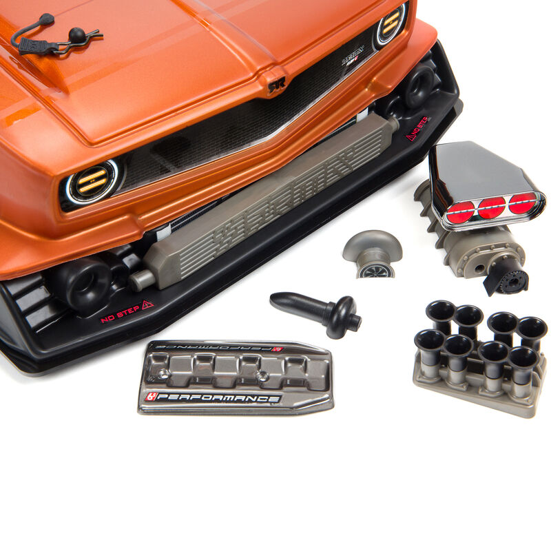 ARRMA ARA7617V2T2 1/7 FELONY 6S BLX Street Bash All-Road Muscle Car RTR, Naranja