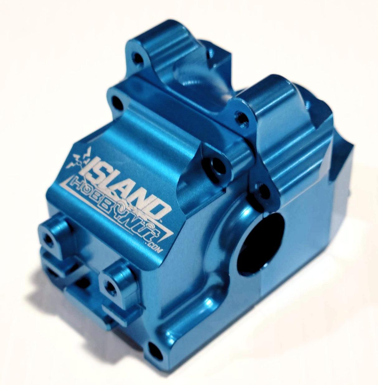 IronManRc HOBAO VTE2 *AVANT SEULEMENT* Boîtier de boîte de vitesses en aluminium BLEU