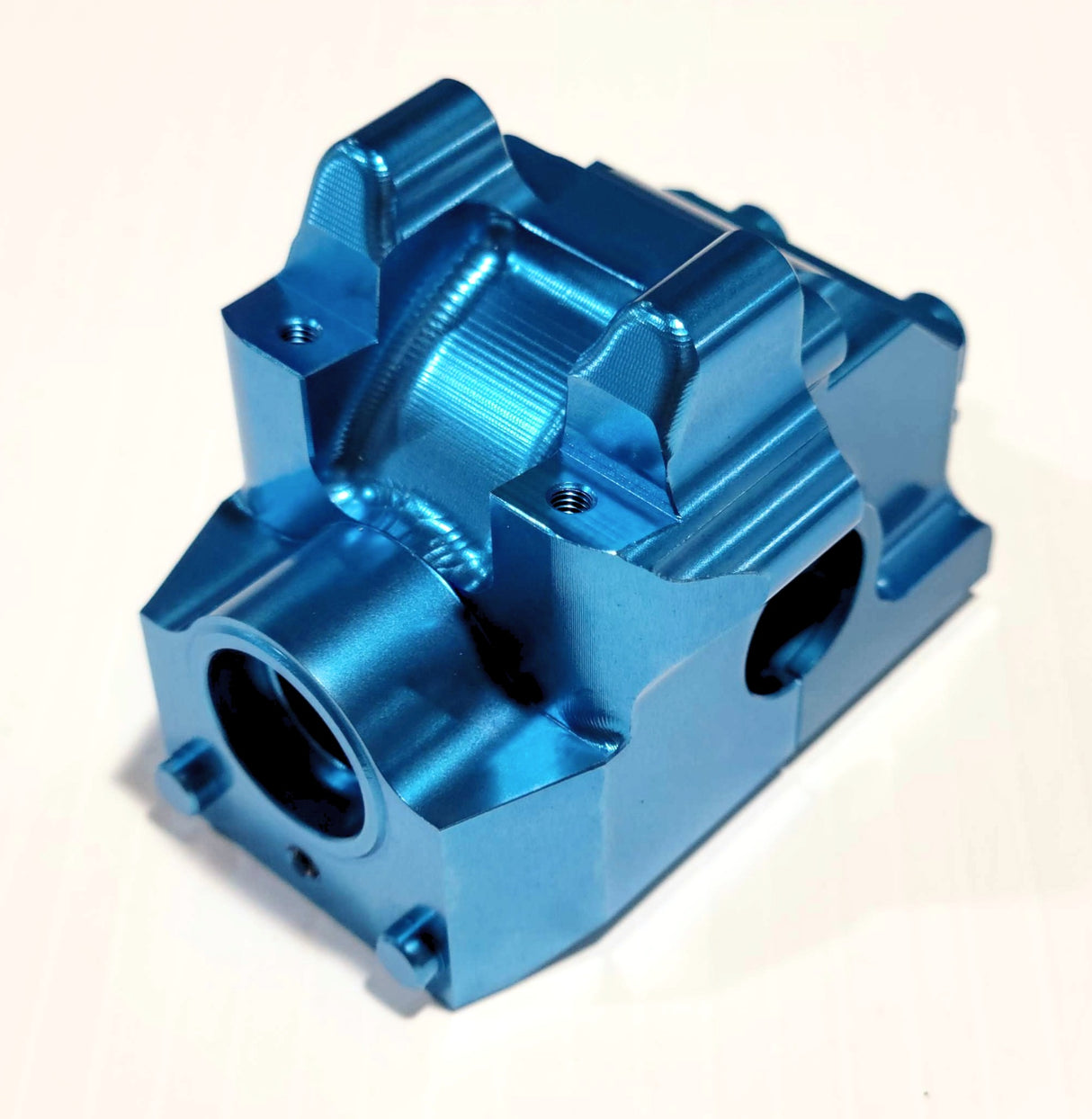 IronManRc HOBAO VTE2 *AVANT SEULEMENT* Boîtier de boîte de vitesses en aluminium BLEU