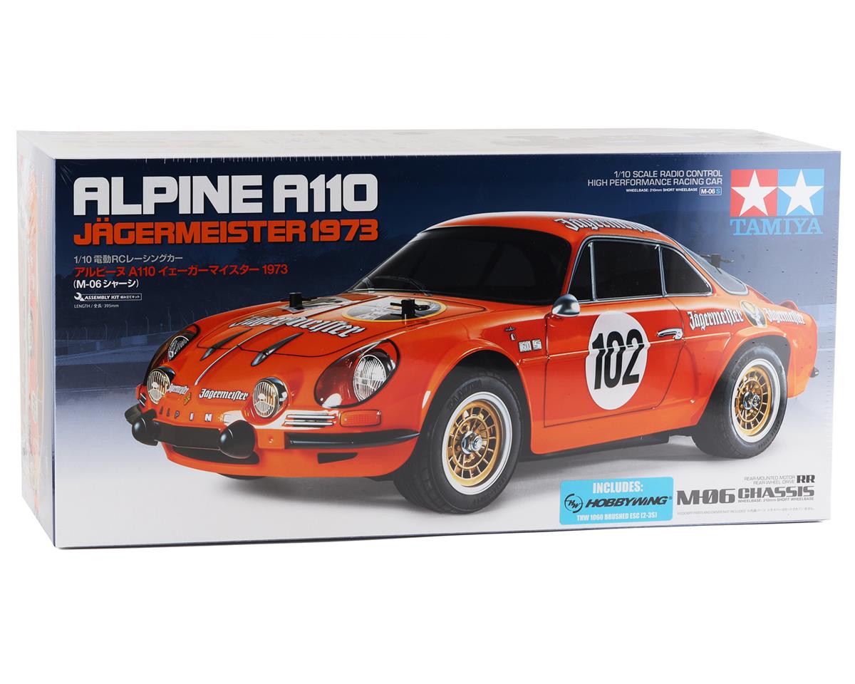Tamiya 58708-60A 1/10 Alpine A110 1973 Jager Meister Kit électrique 2wd sur route