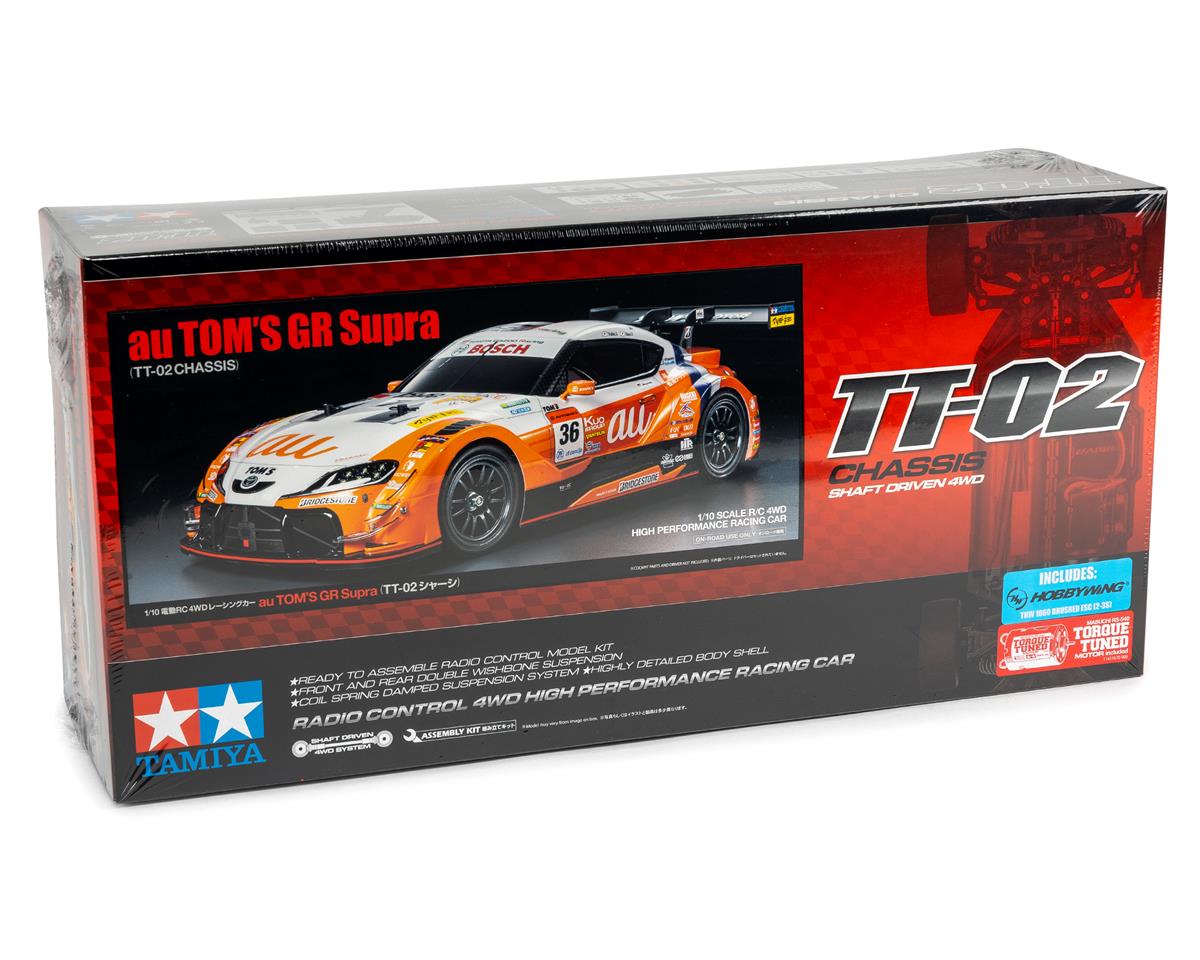 Tamiya 58703-60A Kit de voiture de tourisme électrique Toyota GR Supra GT500 1/10 4WD (TT-02)