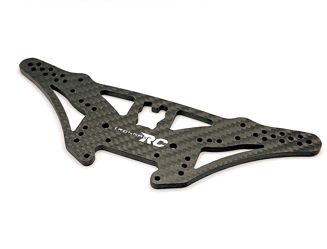 IronManRc HOBAO VTE2 VTE TOUR D'AMORTISSEUR ARRIÈRE EN FIBRE DE CARBONE