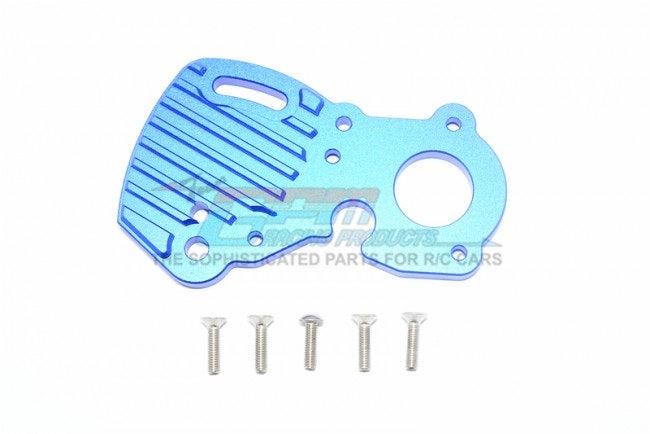 GPM ER2018A-BLUE MOTOR PLATE WITH HEAT SINK FINS TRAXXAS E-REVO