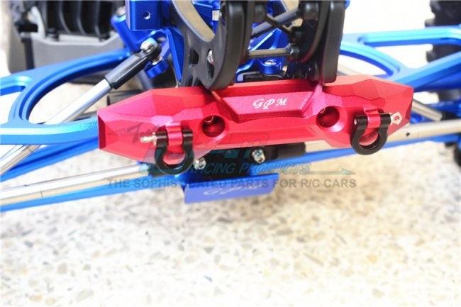 GPM ER2330R-BLUE ALUMINUM REAR BUMPER WITH D-RINGS TRAXXAS E-REVO / REVO
