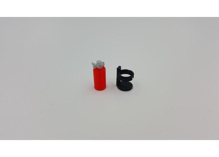 Exclusive R/C ERC103 Fire Extinguisher w/ Mount Rock Crawler Accessories