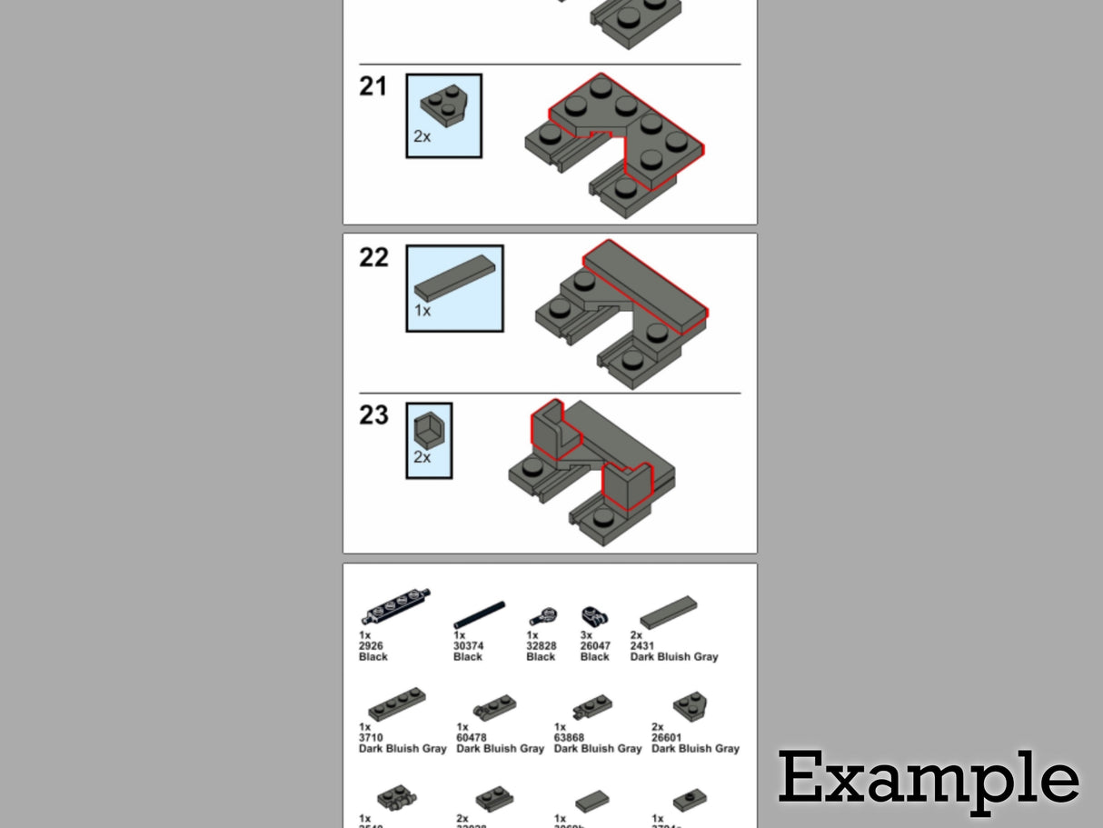 210mm German Howitzer - Instructions Only