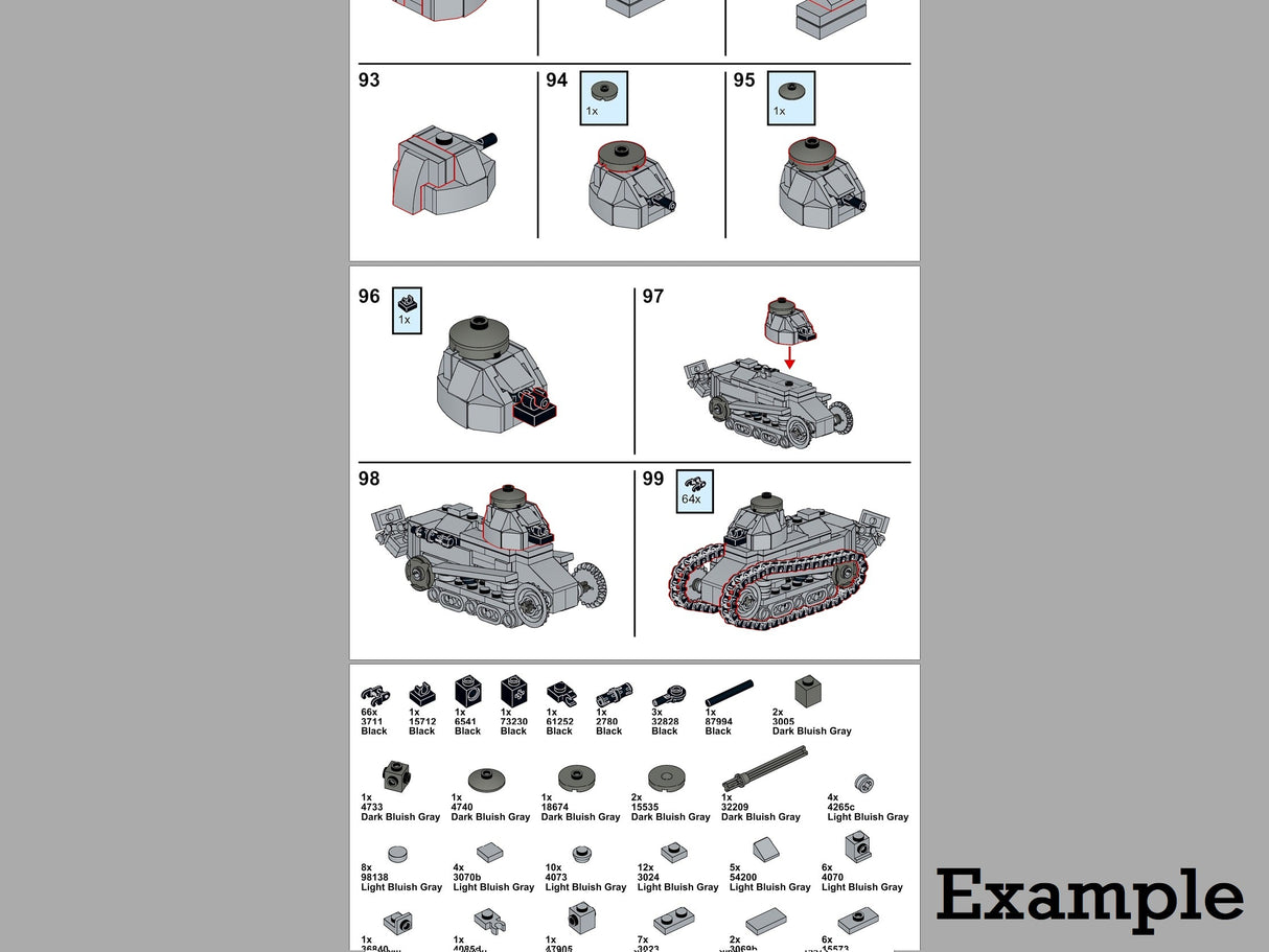 Desert Panzer II - Instructions Only