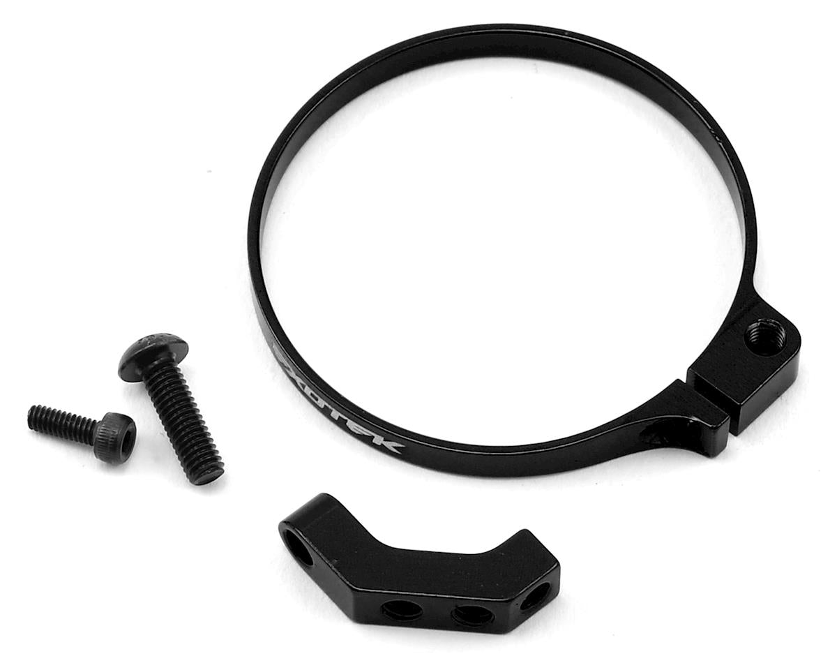 Exotek EXO1718BLK Angled Clamp On Fan Mount (Black) (540 Can)