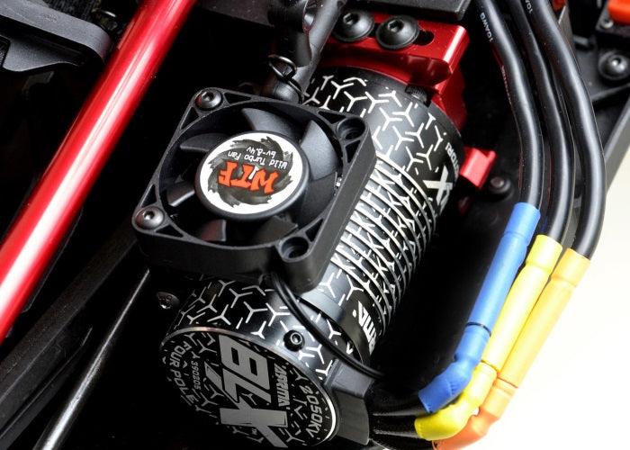 Exotek Racing 1914BLU Exo Fan Mount V2 Clamp On Set For 1/8 Truck And Buggies