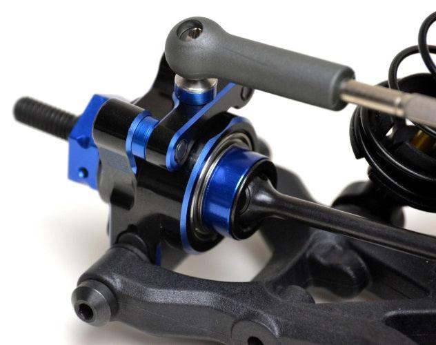 Exotek 1938 HD Rear Hub Link Mounts 7075 2 Color Anodized Associated B74 B6.2
