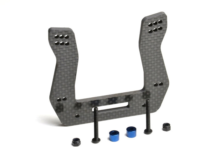 Exotek Racing EXO2049 2049 4mm Carbon Fiber Front Shock Tower, Drag Slash