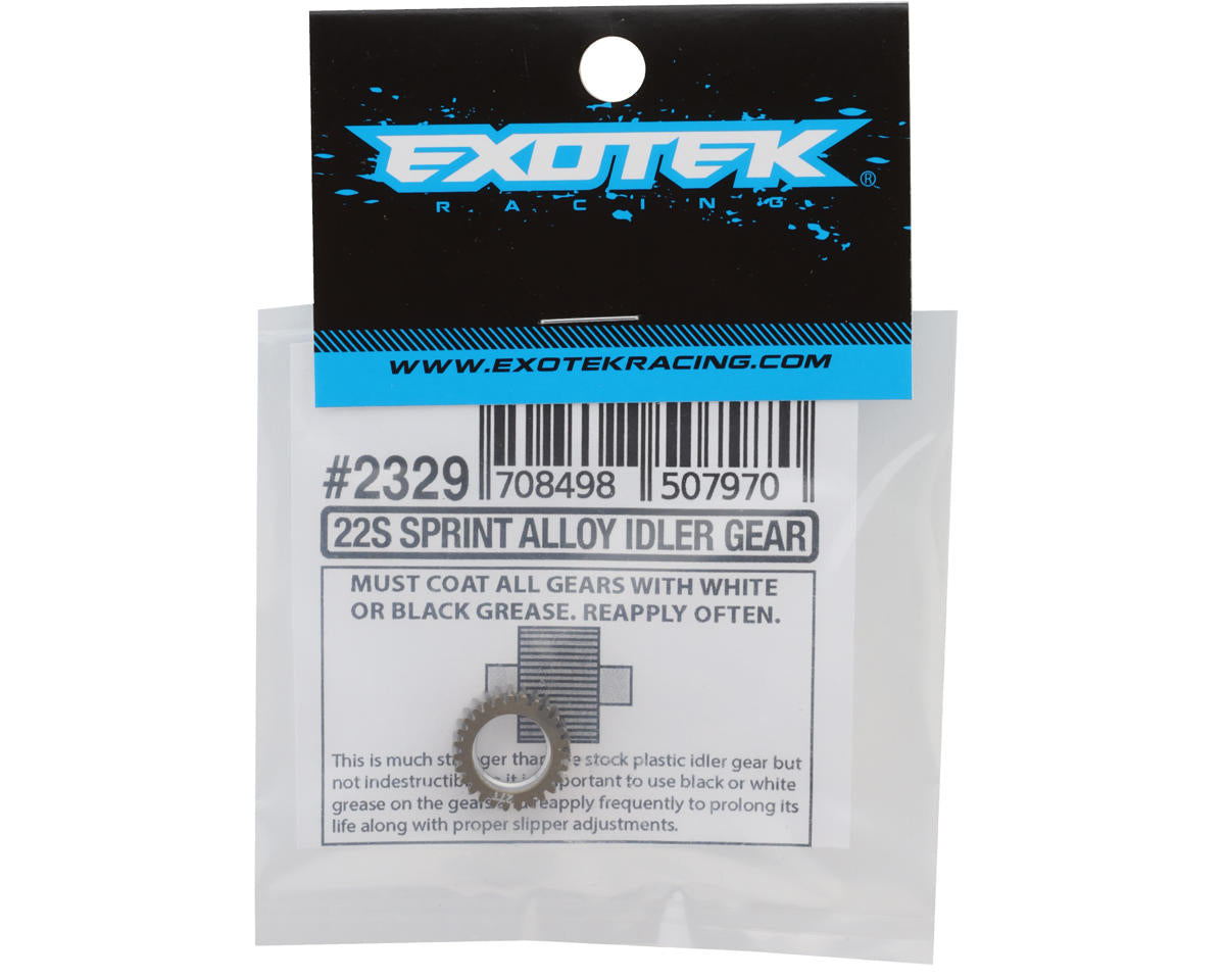 Exotek EXO2329 Losi® 22S Sprint Aluminum Lightweight Idler Gear (27T)