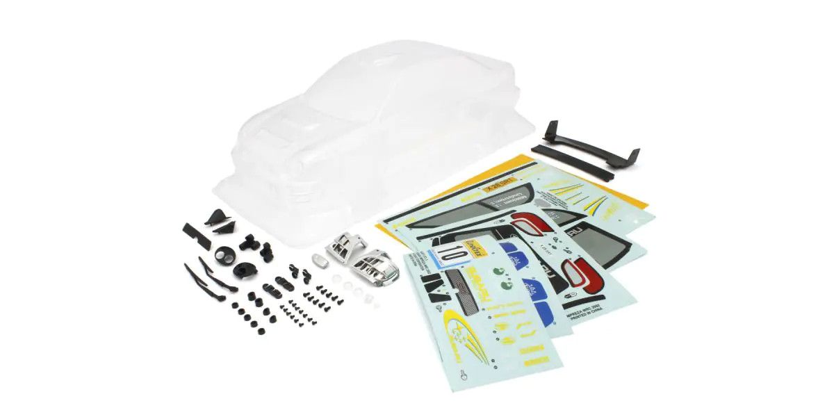 Kyosho FAB612 SUBARU IMPREZA WRC 2002 Clear Body Set FZ02-R FAB612