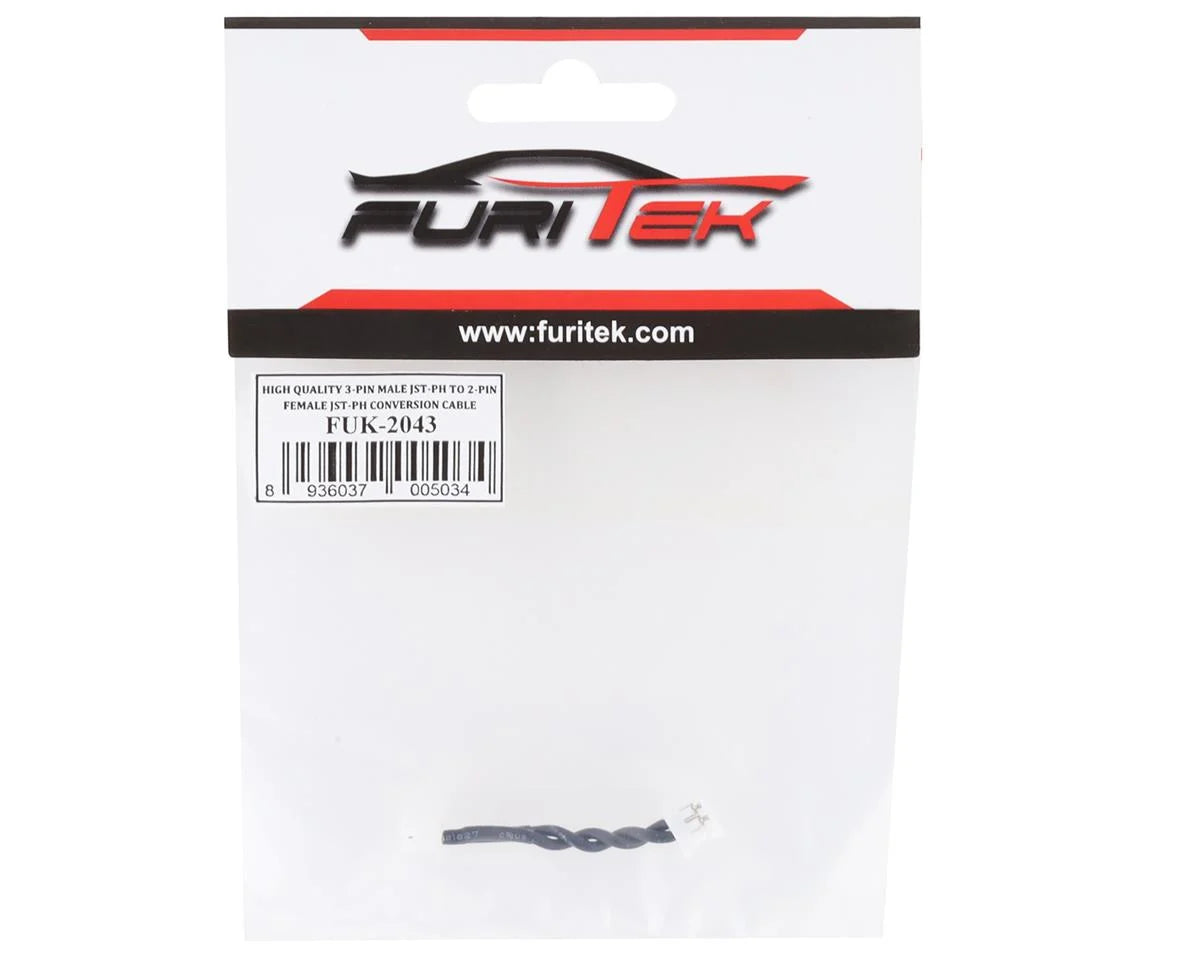 Furitek FUK-2043 High Quality 3-PIN Male JST-PH to 2-PIN Female JST-PH Conversion Cable