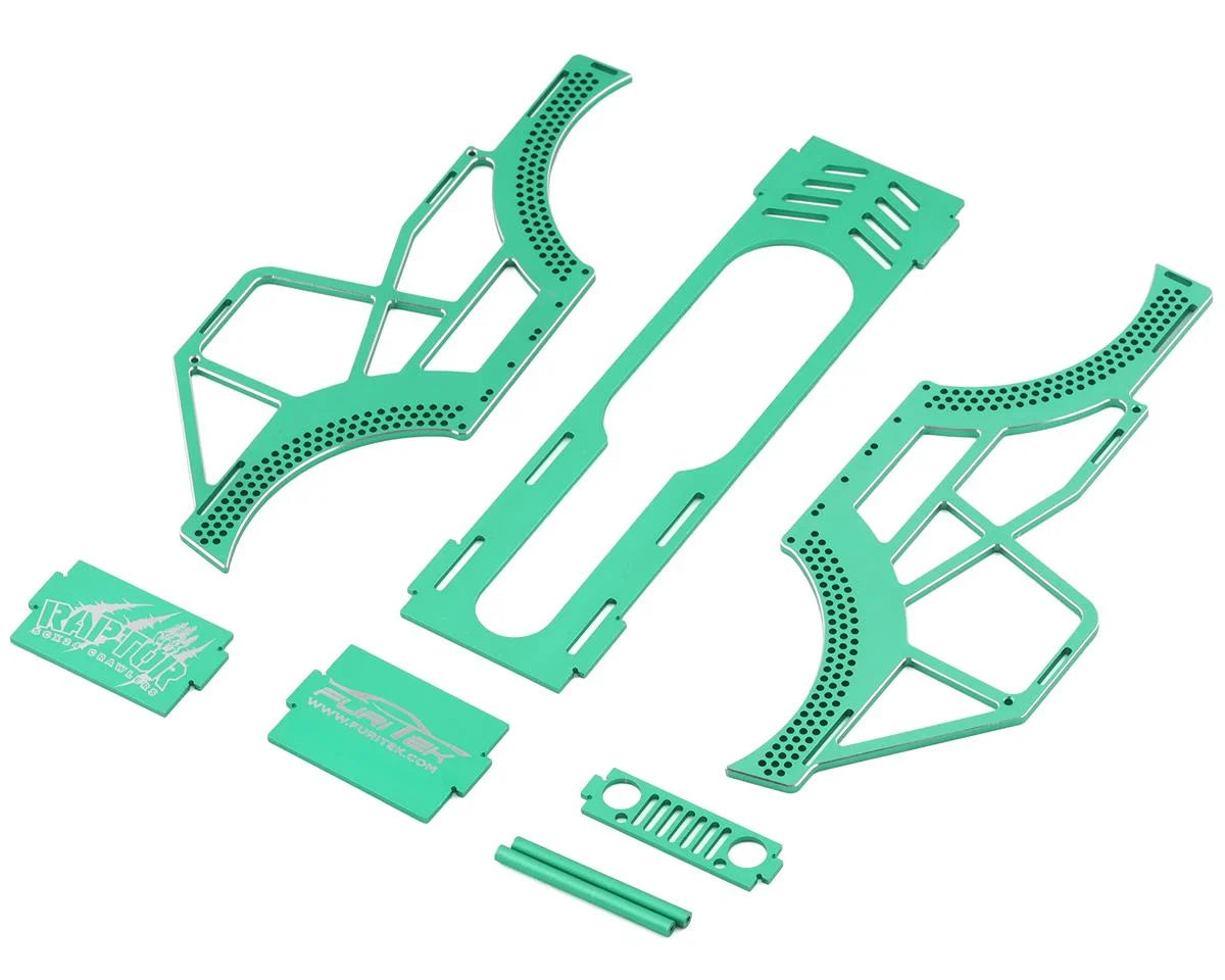 FURITEK FUR-2108 Raptor Aluminum Frame Kit For SCX24 Crawlers - Green Seafoam