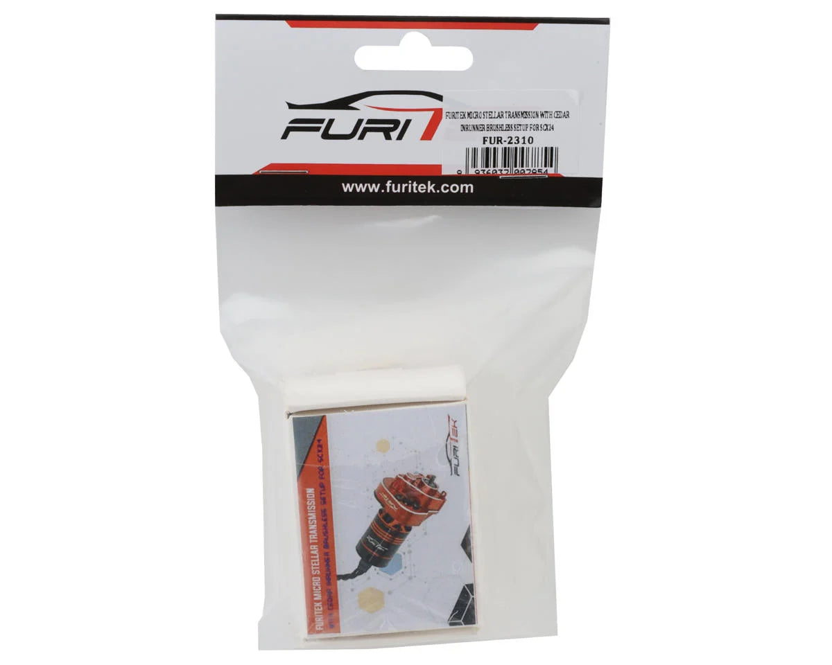 FURITEK FUR-2310 MICRO STELLAR TRANSMISSION WITH CEDAR INRUNNER BRUSHLESS SETUP FOR SCX24