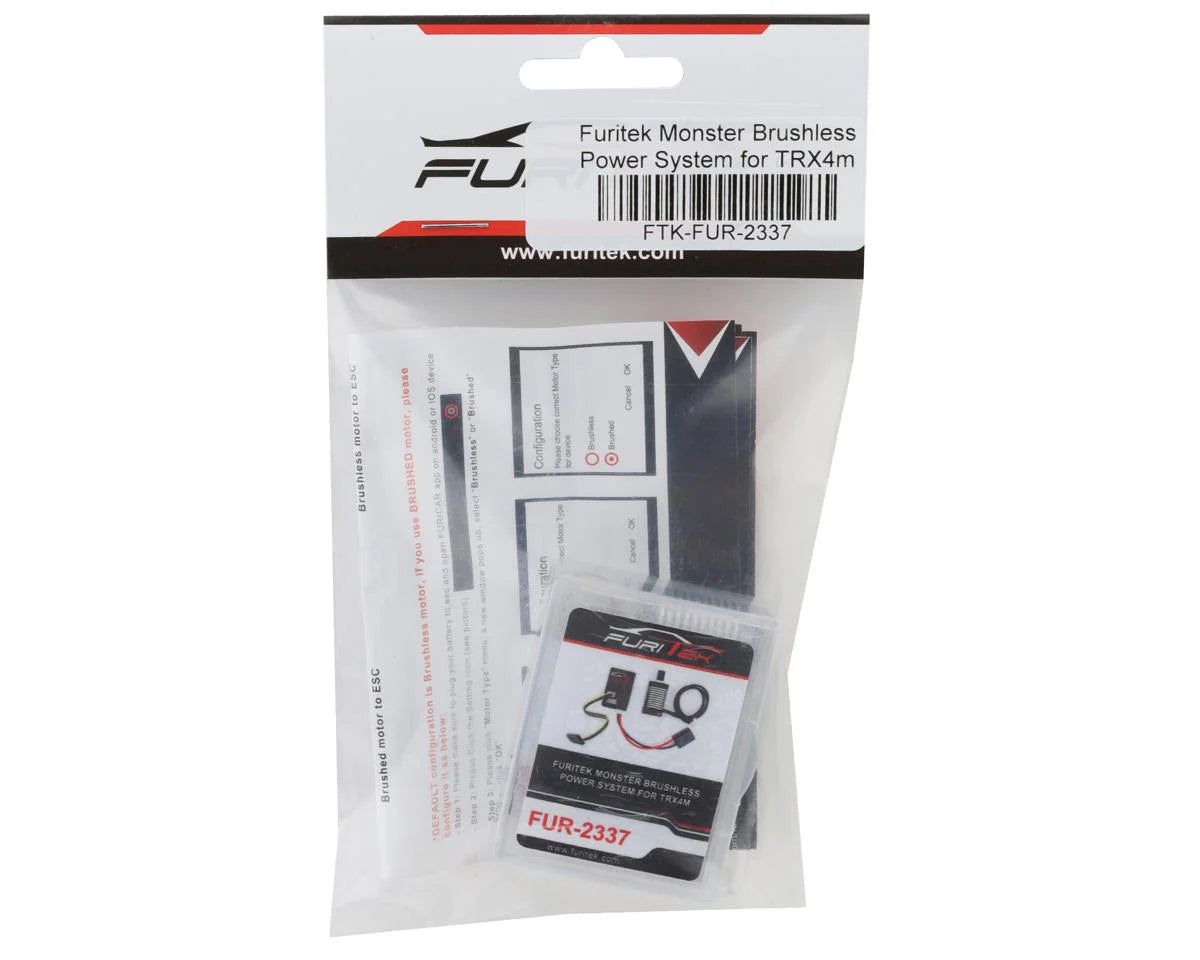 FURITEK FUR-2337 MONSTER BRUSHLESS POWER SYSTEM FOR TRX4M