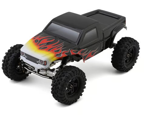 FURITEK FUR-2520 CAYMAN PRO V2 4X4 1/18 PREMIUM RC CRAWLER W/ TX/RX BLACK WITH FLAMES VERSION