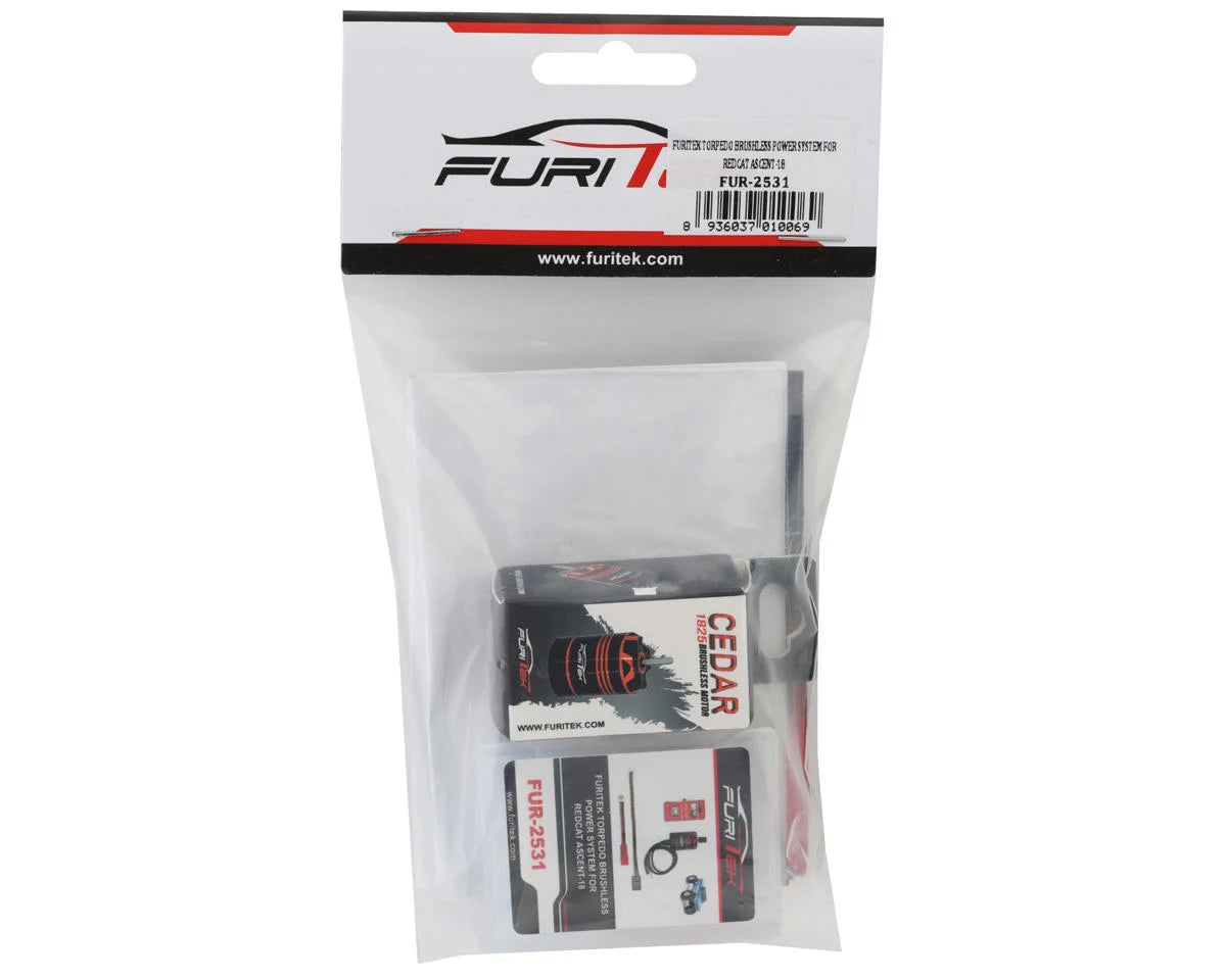 Furitek Redcat Ascent-18 Torpedo Brushless Combo w/Python Pro 40A ESC & Cedar 3456kV Inrunner Motor