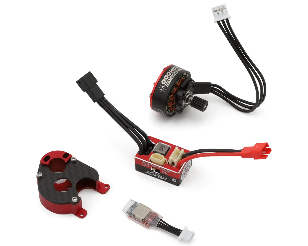 Furitek FTK-FUR-2632 MicroSilk 2025 Brushless Power System Combo for Axial® SCX24®
