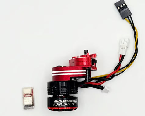 FURITEK FUR-2695 UNITYDRIVE Combo for SCX24 Featuring MINI KOMODO UNITY 2-in-1 ESC/MOTOR & Mini Stellar Transmission