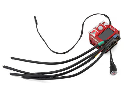 Furitek FUR-2701 SlideTech PRO 1/10 Sensored ESC w/ OLED & Internal Fan – Drift & Stock Racing – RED Edition