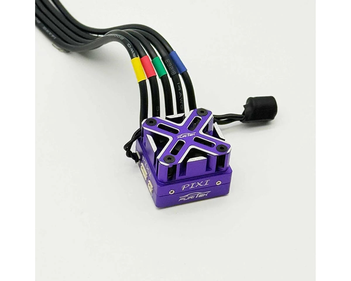 Furitek FUR-2733 PIXI Drift w/ WiFi Module & FAN – Sensored ESC for 1/10 Cars Purple