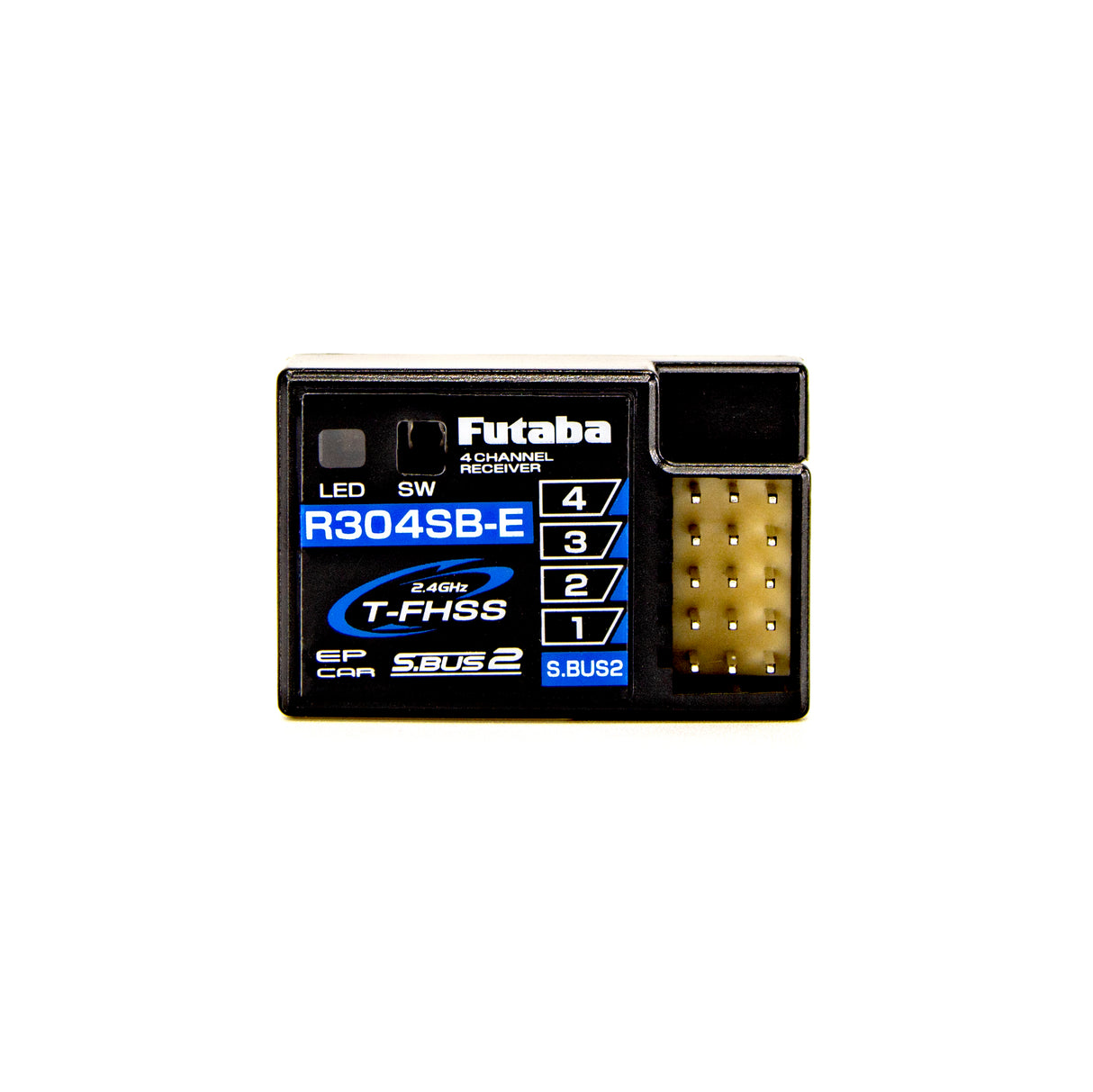 FUTABA R304SB-E T-FHSS Telemetry System 4-Channel 2.4GHz Micro Receiver, for Electric Only