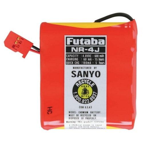 Futaba NR4J Rechargeable NiCd Receiver Battery Flat 4.8V 600MA For Futaba J