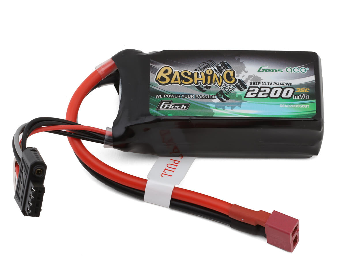 Gens Ace GEA223S35DGT G-Tech Smart 3S LiPo Batería 35C (11.1V/2200mAh) con conector estilo T