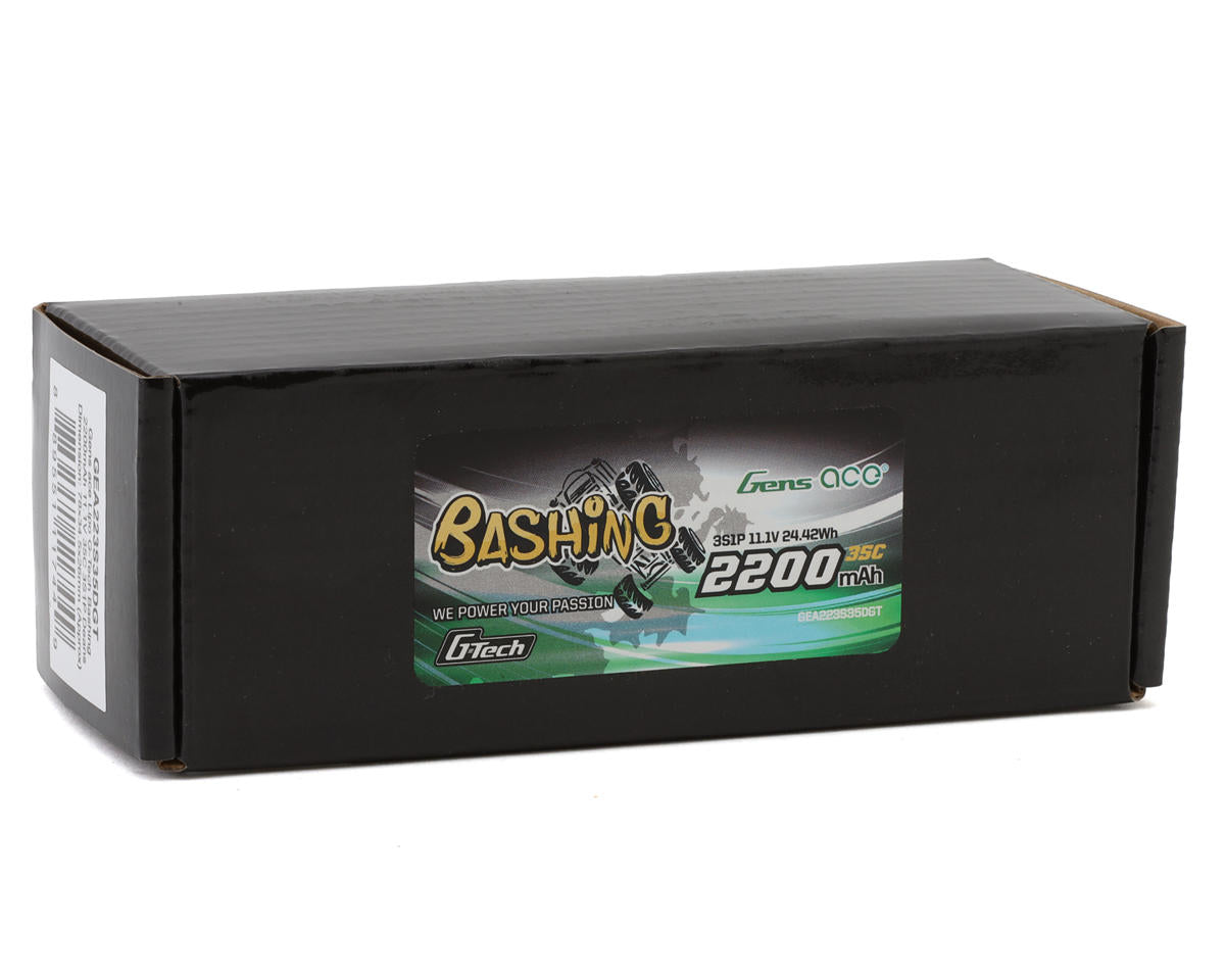 Gens Ace GEA223S35DGT G-Tech Smart 3S LiPo Batería 35C (11.1V/2200mAh) con conector estilo T