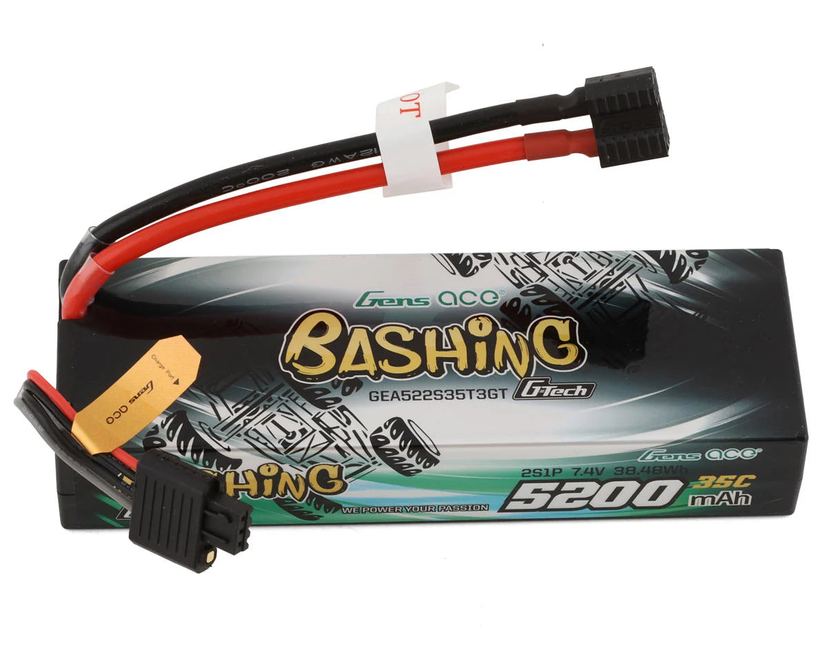 Gens Ace GEA522S35T3GT 2S G-Tech Smart "Bashing" LiPo Battery 35C (7.4V/5200mAh) w/Universal Connector