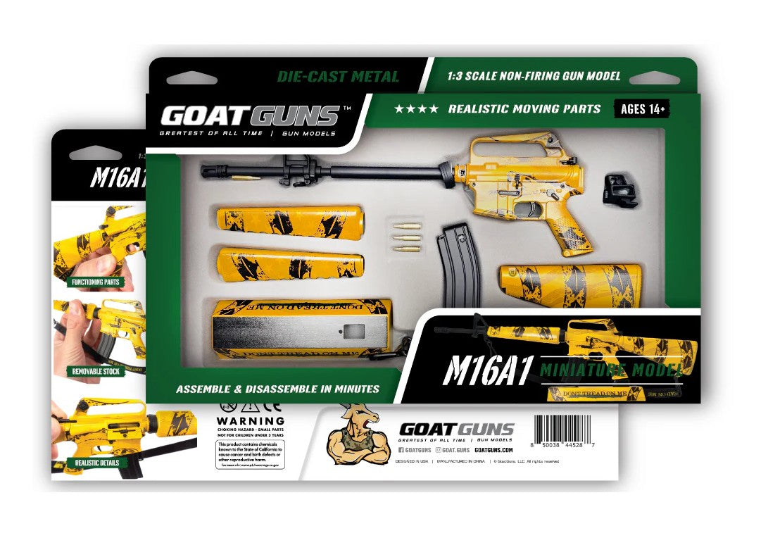 GoatGuns 1/3 Scale Die Cast Special Edition M16A1 'Don't Tread on Me' Rifle GOA16-TREAD