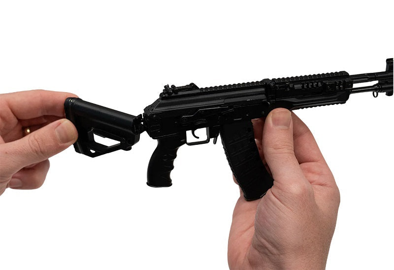 GoatGuns 1/3 Scale Die Cast AK12 Model, Black AK12-BLACK