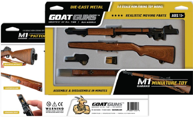 GoatGuns M1 Garand Model Die Cast 1/4 Scale Model Rifle GOAM1