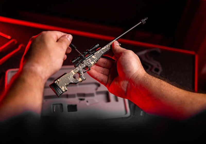 GoatGuns 1/4 Scale Die Cast Sniper Rifle Model Camo SR-CAMO