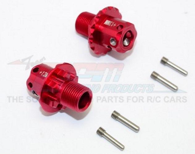 Gpm Aluminum 13mm Hex Adapters Arrma Kraton 6S BLX Monster Truck Red