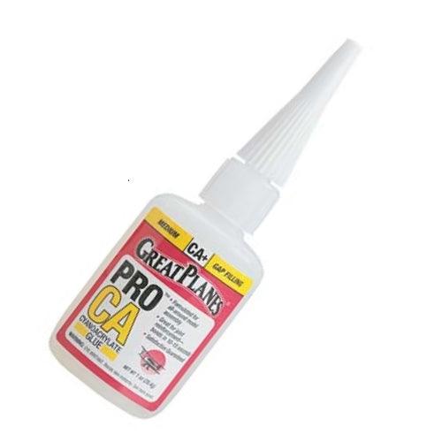 Great Planes GPMR6008 Pro CA+ Glue Instant Medium 1 oz