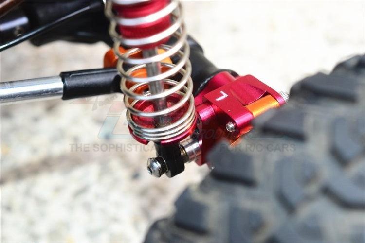 GPM Aluminum Rear Gear Box Mounts (Multiple Positioning Holes) Black TRA TRX-4