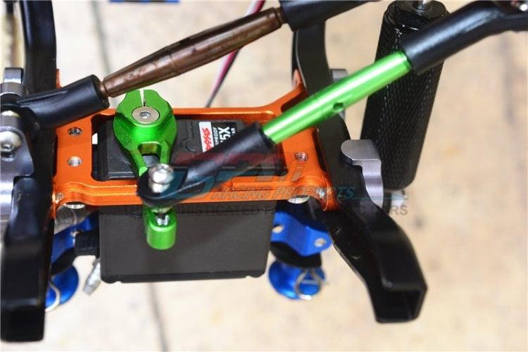 GPM Aluminum Servo Horn 25T (4 Positioning Holes) Blue Traxxas TRX-4