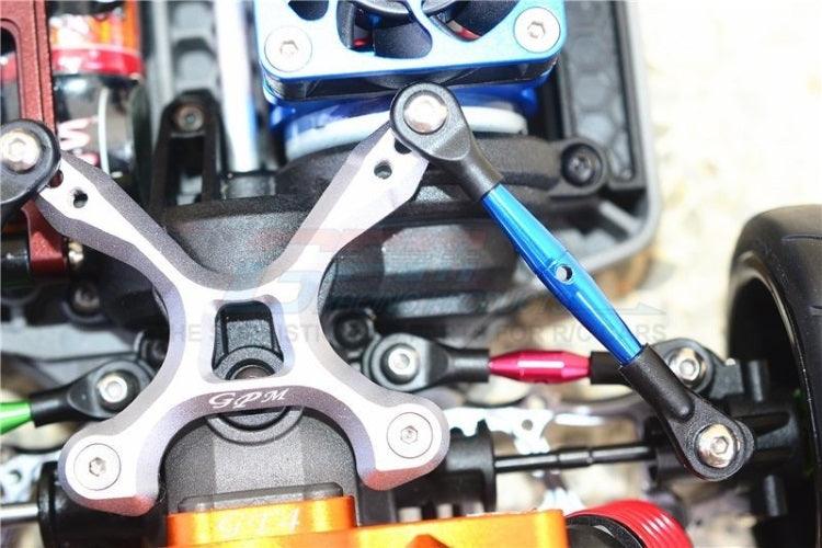 Gpm Racing GT049R Blue Aluminum Rear Tie Rods W/ Stabilizer (7pieces Set)