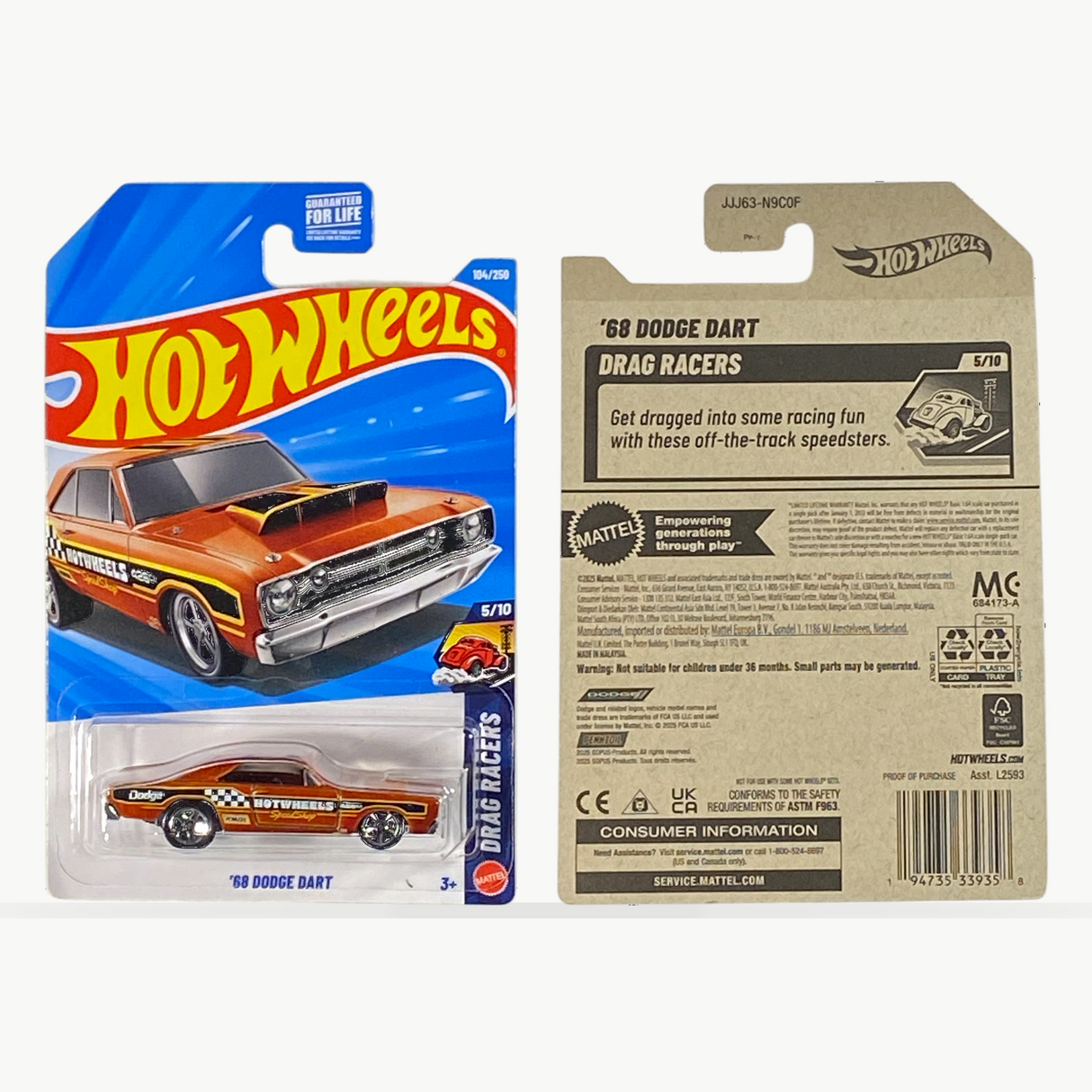 Hot Wheels '68 Dodge Dart | Drag Racers Series 5/10
