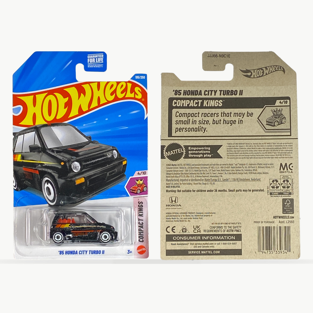 Hot Wheels '85 Honda City Turbo II | Compact Kings Series 4/10