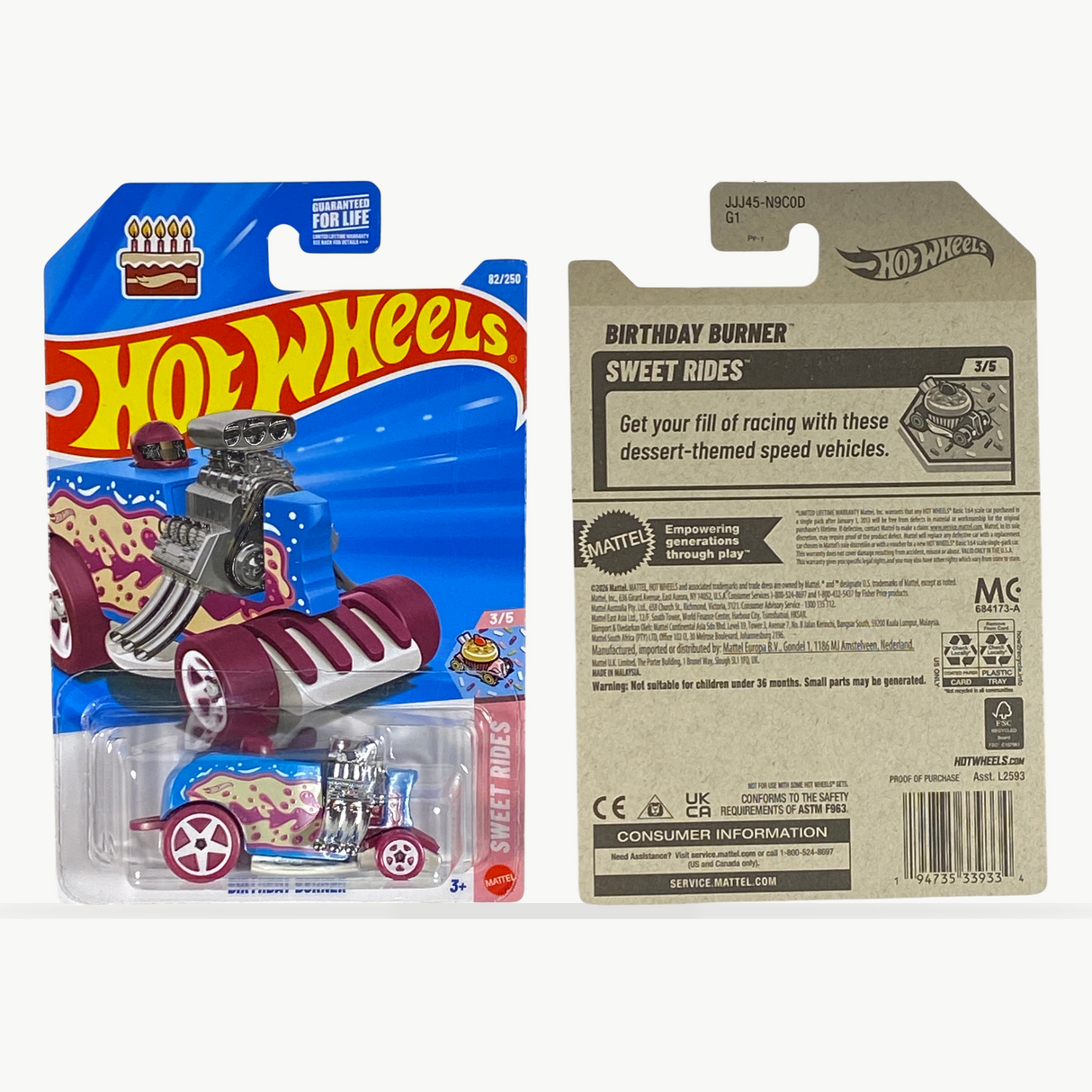 Hot Wheels Birthday Burner | Sweet Rides Series 3/5