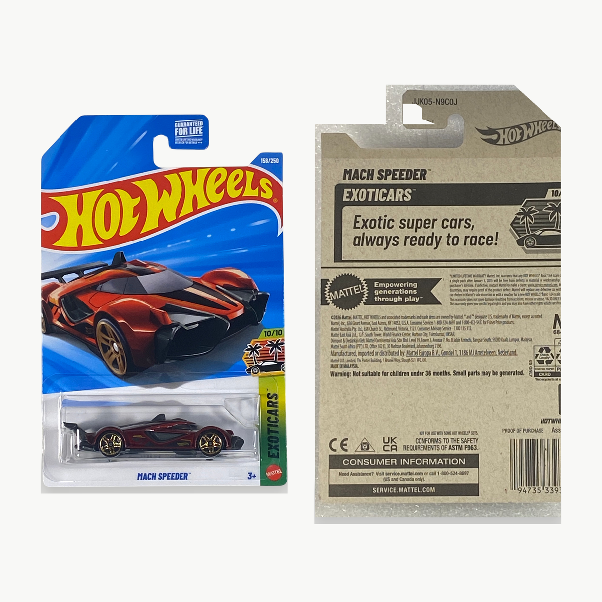 Hot Wheels Mach Speeder | Exoticars Series 10/10