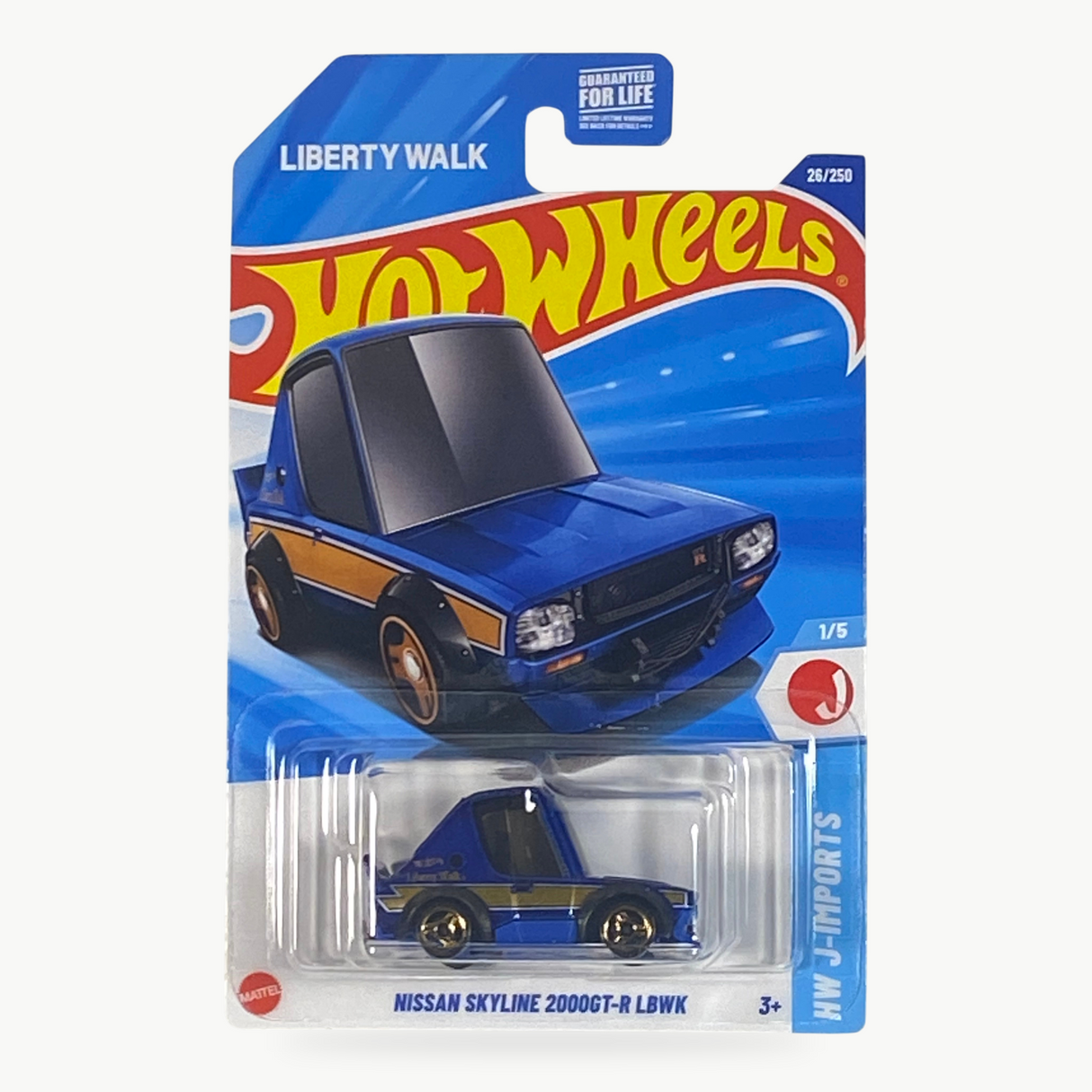 Hot Wheels Nissan Skyline 2000GT-R LBWK | J-Imports Series 1/5