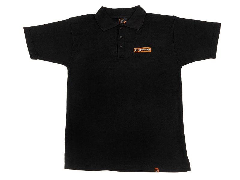 HPI 107471 HPI Classic Polo Shirt (L) (BLACK/ADULT)