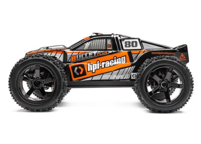 HPI 115509 Trimmed & Painted Bullet Flux ST Body Black /Decals Bullet ST /MT